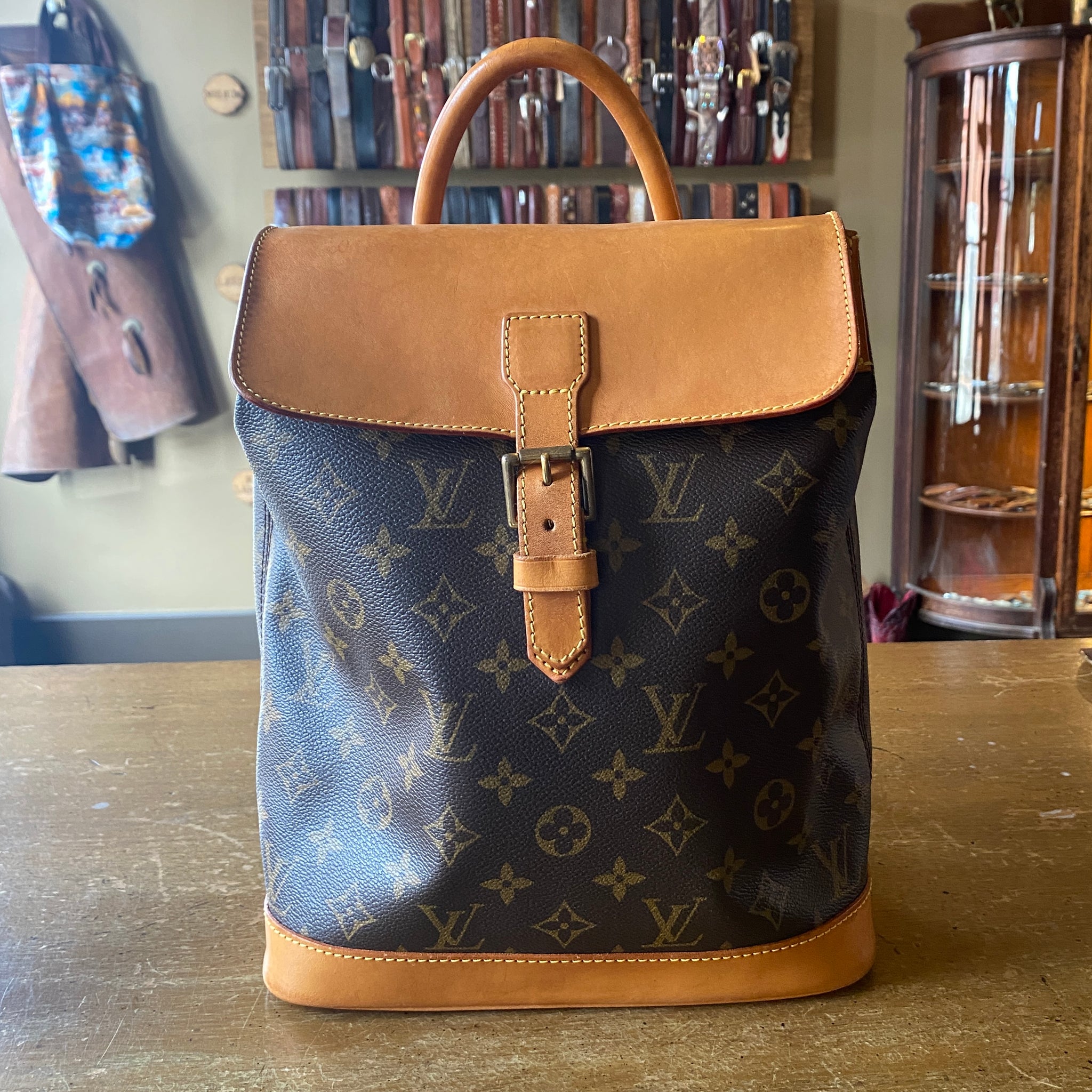 louis vuitton backpack colorful
