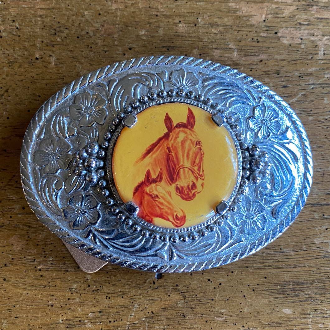 Horse Belt Buckle - (Mid)Western Second Hand